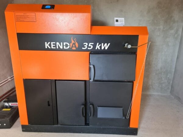 Centrală Mixtă Kenda 35KW - pe lemne și peleți - imagine 2