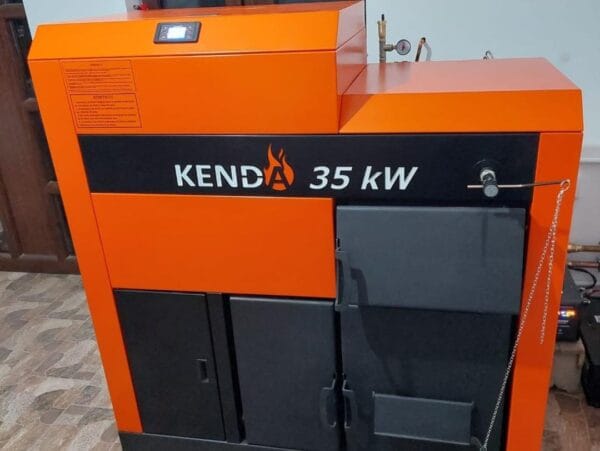 Centrală Mixtă Kenda 35KW - pe lemne și peleți - imagine 11