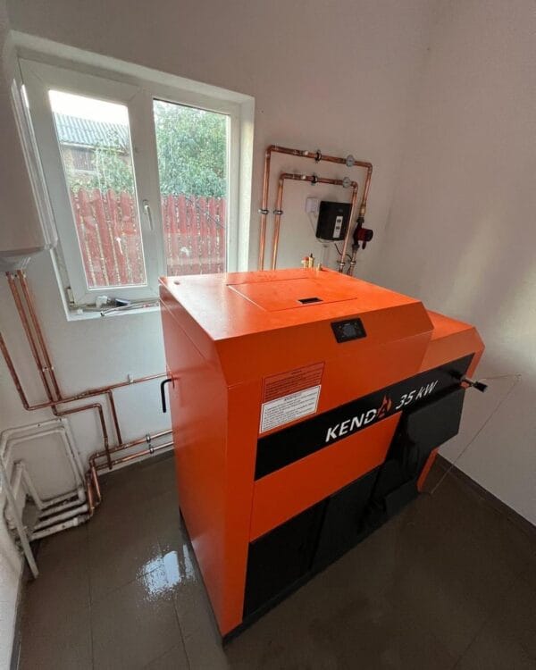 Centrală Mixtă Kenda 35KW - pe lemne și peleți - imagine 14