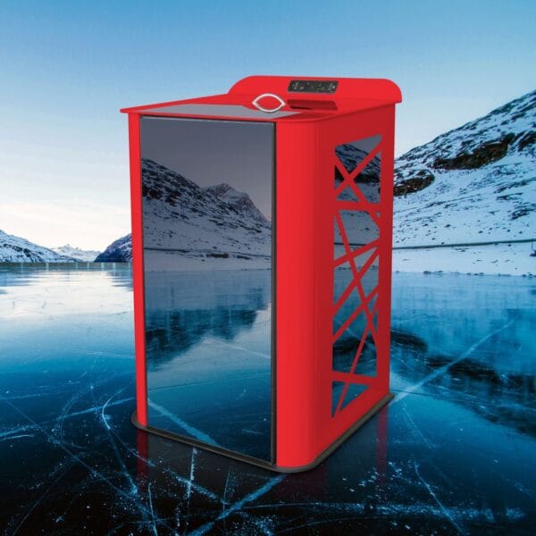 Termosemineu pe peleti Exotic 25 KW Rosu - imagine 2