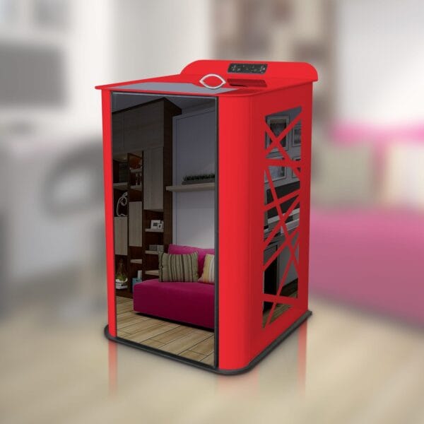 Termosemineu pe peleti Exotic 25 KW Rosu - imagine 3